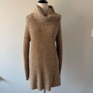 a new day Tan Cowl Neck Sweater